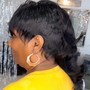 Quick Weave with shaved side