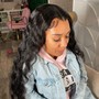 Closure wig install