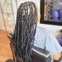 Medium faux locs