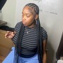 •Feed Ins/Stitch Braids  Straight Back