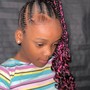 Kid's (age 5-12) braid styles with beads/curls