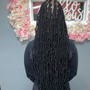 Half up half down quickweave