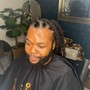 6 Medium Feed in Braids going back