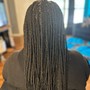 Small Knotless Boho Braids