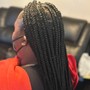 Small Knotless Boho Braids