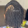 Loc Retwist and Style (ear length)