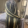 X-small knotless Braids