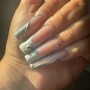 Acrylic  Nails L-XL