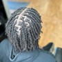 Comb Coils into Two Strand Twist