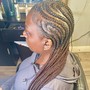 Natural braids (no braiding hair)