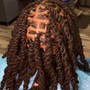 Large knotless braids