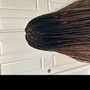 Large knotless braids