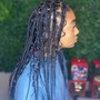 Box Braids over locs