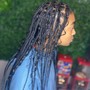 Box Braids over locs