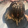 Loc Retwist & Style (shaved sides only)