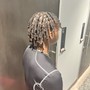 Loc Retwist & Style (shaved sides only)