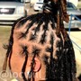 Instant locs (Mid-back)