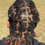 Instant locs (Mid-back)