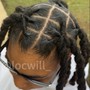 Loc Re-Attachment Fade (ear to shoulders)