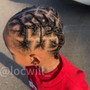 Instant locs (Mid-back)