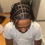 Instant locs (Ear length)