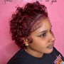 Knotless Bantu knots bob