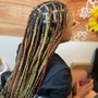 Large Knotless Braids