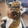 Yarn Braids ( mid back) medium