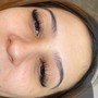 Brow lamination with tint