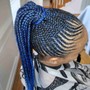 Cornrows ponytail