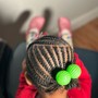 Kid's Braided Hairstyle (with extensions)