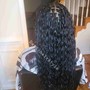 GYPSY  braids mid-back length