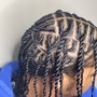 Kiddie wash/blow out (braid prep)