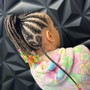 Kids natural braids (no braid hair)