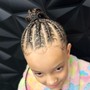 Kids natural braids (no braid hair)