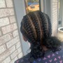 Feed in braids 4-6