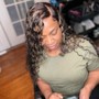 Lace Part Closure Sew In