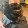 Kinky twist Braids style