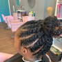 Kinky twist Braids style