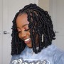 Invisible locs with knots( short)