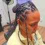 Mens/womens natural Cornrows