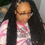 Smedium Boho Knotless Braids