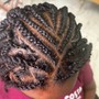 Wash and braid down