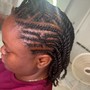 Extended 2 strand twist (with hair )