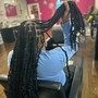 Kid's knotless braids (medium)