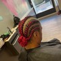 2 Feed In Braids