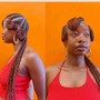 Extra Small Straight Back braids