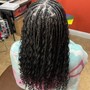 Kid's 6-10 knotless Braids large