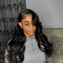 Half up half down Sew In