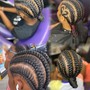 Kid's Braidsw/weave